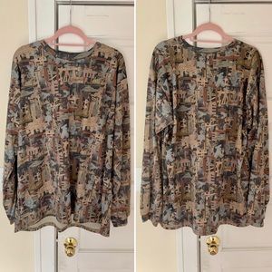 Oilfield Camo Long-Sleeve Shirt